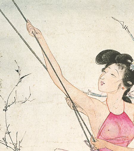 东河-胡也佛的仕女画和最知名的金瓶梅秘戏图